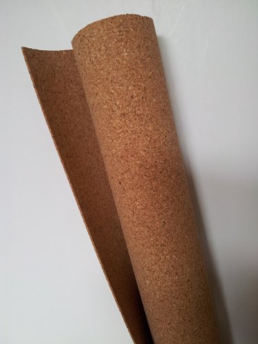 Cork Sheet: 1/8x24"x36" 3mmx610mmx915mm Tasma railway underlay scenery roll.