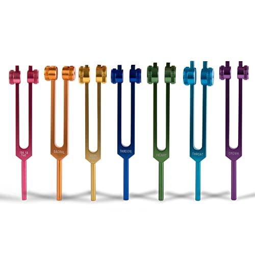 Fmty Tuning Fork For Healing 7 Chakra Sets For Meditation, Yoga, Energy Balance, Sound Healing, Frequency Healing Devices #TOP1