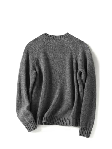 Men's Pullover Sweaters Business Casual O-Neck Knitted Thick Pullover Vintage Sweater2