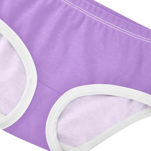 Joisal Lavender Purple Girls Underwear Toddlers 2t Cotton Girl Panties Cute Bright Briefs Underpants4