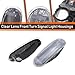 ADIIL 2x Clear Lens Front Turn Signal Light Housings For 1998-2005 VW Beetle,Front Side Corner Park Marker Lamp Kit