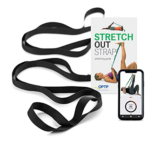 OPTP The Original Stretch Out Strap XL with Exercise Book and Video Stretching Guide Stretching Strap for Physical Therapy and Athletes OPTP The Original Stretch Out Strap XL with Exercise Book and Video Stretching Guide Stretching Strap for Physical Therapy and Athletes