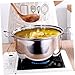 ABOOFAN Olla Inoxidable Tapa Multifuncional Para Sopa Fideos Cocinar Gran Capacidad Imagen de ABOOFAN Olla Inoxidable Tapa Multifuncional Para Sopa Fideos Cocinar Gran Capacidad