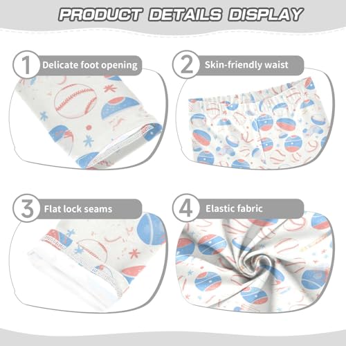 KLL Baseball Blue Stripe Girls Legging Fashion High Waisted Sweatpants Sports3