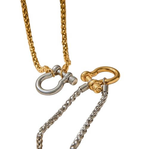 New 2026 Creativity Stainless Steel Fish Pendant Necklace 18K Pvd Plated High Charm Stylish Golden Jewelry Fashion Accessories Creative Gift