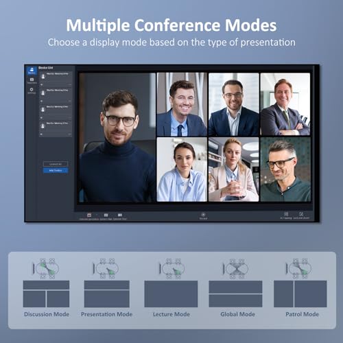 Image of NexiGo Meeting 360 Ultra (Gen 3), Enhanced All-in-One Conference Camera System, Multi-Camera Setup, 8K Capture, AI-Powered Framing and Auto Tracking, for Medium to Large Meeting Rooms