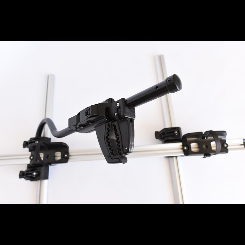 Portabici da Tetto FARAD Pesio Black Edition 2025 – Universale, Design Nero Opaco, Montaggio Rapido, Compatibile anche con E-Bike con Telaio fino a 100 mm, Omologato fino a 25 kg