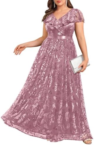 Pinup Fashion Plus Size Formal Dresses - Women Evening Gown 2026 ...