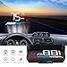 Heads up Display for Cars Car HUD M7, Digital Speedometer for Car OBD/GPS Smart Gauge, Driving Speed, Engine RPM, Voltage, Water Temperature, Etc.., Speedometer for Car Works Great for All Cars
