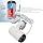 Electric water heater faucet dispensing hot water