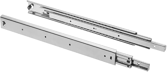 Heavy Duty Ball Bearing Drawer Runners, Under Stairs Storage Drawer Slides (800mm)