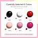 OpenLive 10ml Nude Pink Nail Polish Set 6 Colors Brown Red Purple All Seasons Neutral Color Quick Dry Nail Polish Set for Women Salon DIY Nail Art