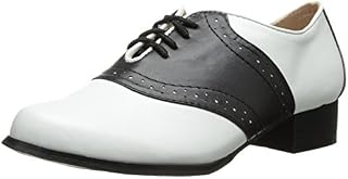 Ellie Shoes Women's 105-saddle, Black/White, 7 M US