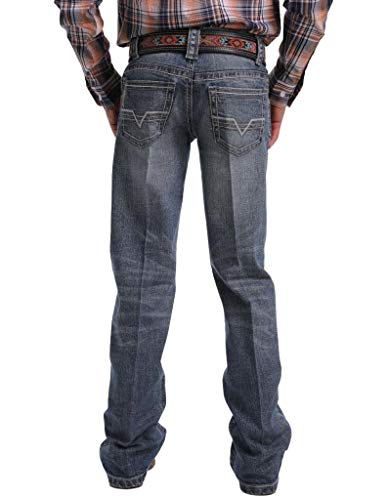 Cinch Boy's Relaxed Fit Dark Wash Jeans2