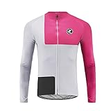 Uglyfrog Herren Winter Fahrradbekleidung Thermal Fleece Radtrikot Langarm Windundurchlässig Fahrradtrikot Tops
