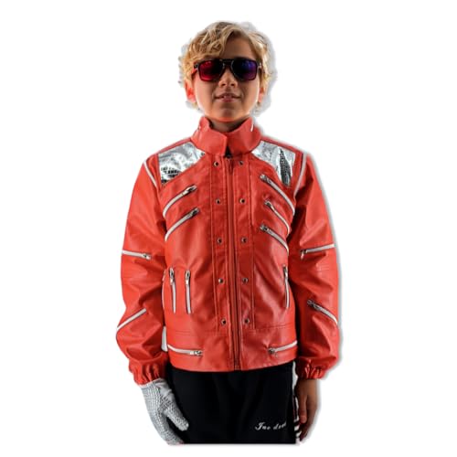 Chaqueta Roja Beat It para Niños MJEST miniatura 2