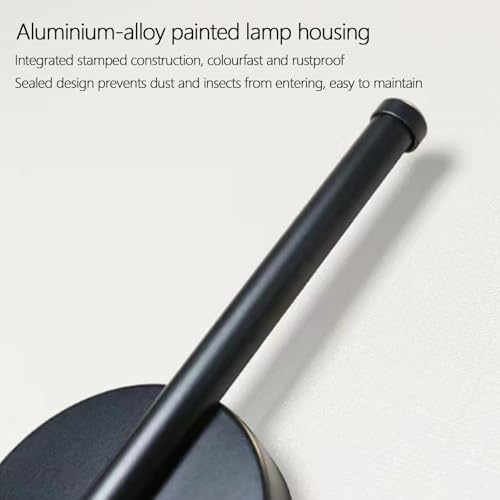 Aplique de pared para dormitorio minimalista lámpara LED lineal con sensor automático 80cm 3