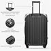 LEVEL8 Koffer Trolleys Leicht ABS+ PC Handgepäck Koffer Groß, Hartschalenkoffer Trolley Rollkoffer Reisekoffer, TSA, 4 Rollen, 78 cm, 104 Liter, Schwarz