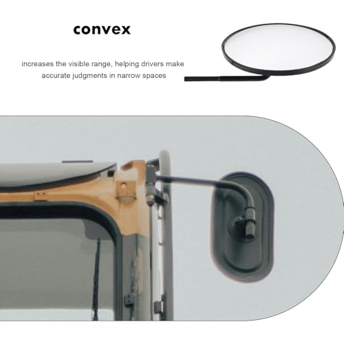Rétroviseur auxiliaire de chargeuse compacte et miroir convexe - 4