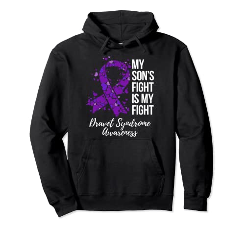 My Son's Fight Is My Fight Dravet Syndrome Awareness Sudadera con Capucha