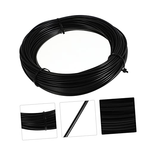 VILLCASE 4 peças de aço em cm para ambientes externos para trilhos de metro, cerca, corda trançada,