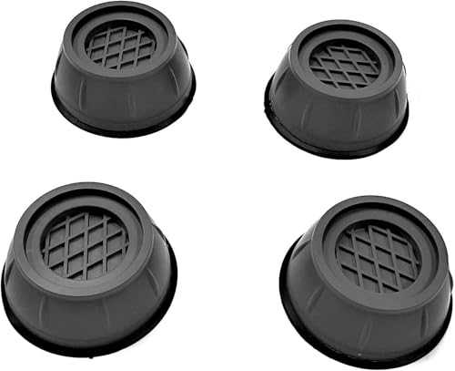 ZENZERO® - Patas antivibración para lavadora de goma - Dimensiones 9 x 9 x 6 cm - Piezas: 4