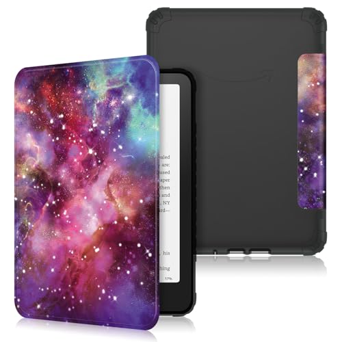 Image of Kindle Paperwhite Case 12th Generation 2024 - Slim Lightweight 7 Inch Book Cover with Auto Sleep /Wake | Protective Folio for Kindle Paperwhite 12th Gen,Galaxy