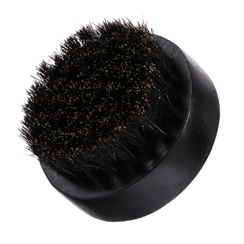 Beatifufu Bristle Beard Brush Styling Tool Mustache Grooming Brush Beard Care Kit Black Natural Material