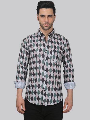 Image of TB Trybuy.in Preppy Exclusive Cotton Casual Printed Shirt for Men