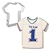 Ann Clark T Shirt / Sports Jersey / Medical Scrub Cookie Cutter - 4.4 Inches - Tin Plated Steel
