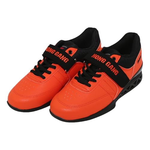 Fooceoute Zapatos de Peso Muerto,Zapatos De Levantamiento De Pesas Y Fitness,Zapatos De Levantamiento De Pesas En Cuclillas,Transpirable,Antideslizante,Ajuste Seguro,para Fitness Powerlifting.