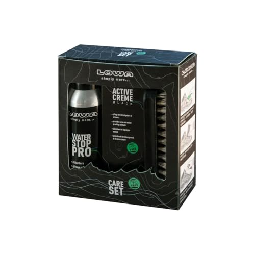LOWA Care Set Black Schwarz - Gore-Tex Schuhpflege-Set, Größe One Size - Farbe Black