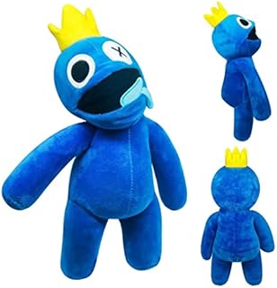 hirsrian Rainbow Friends Plush, Blue Rainbow Friends Toy, 11.8" Rainbow Friends Figures, Soft and Cute Stuffed Animals, Rainbow Friends Plush Doll for Boys Girls And Game Fans
