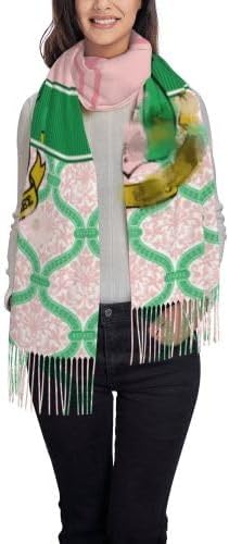 Aka Scarf Sorority Gifts For Women'S Scarf Super Soft Wrap For Long Large Warm With Tassel - Image 2