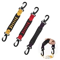 Cosiesnest 3 Stück Skates Carry Leash Ski Straps und Pole Carrier Ski-Tragegurt Rollerskates Tragbarer Tragegriff Rollschuh Trageband Skischuhe Trageband Einkaufen Gurtband Handle (B)