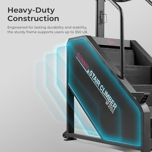Image of Sunny Health & Fitness Smart Commercial Grade Stepper Stair Climber