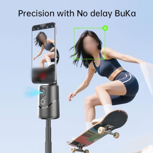 Trípode para teléfono móvil con seguimiento de rostro 360 grados y control 4