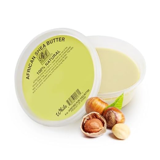 REAL African Shea Butter Pure Raw Unrefined From Ghana"IVORY" 8oz. CONTAINER