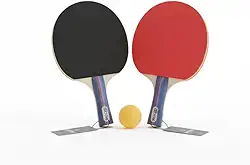 Kit 2 Raquetes Ping Pong Premium + 3 Bolinhas – Alta Performance e Durabilidade, Ideal para Iniciantes e Profissionais