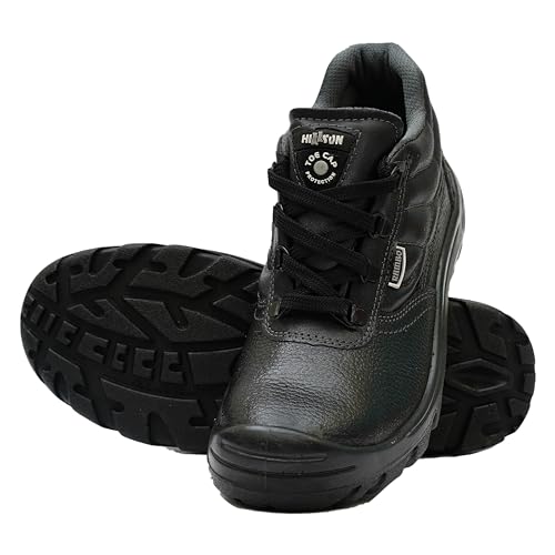 HILLSON Men Rambo Steel Toe Isi And Ce Certified Protective Footwear Safety Shoes With 200J Toe Cap(Steel Toe,8) Black (B0D45J4DK7) Amazon Price History, Amazon Price Tracker