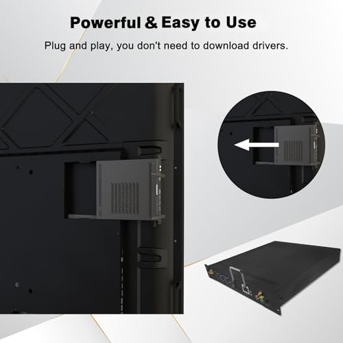 Image of Smart Board, 86 Inch 4K Touch Screen Interactive Whiteboard Built in AI Camera and 8 Mics, All in One Computer with Windows i5 13th 16+256G & Android for Office Classroom Home(Board+Mini PC)