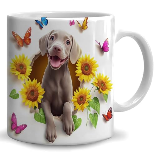 Weimaraner Coffee Mug - Weimaraner Lover Mugs Gifts for Women Men...