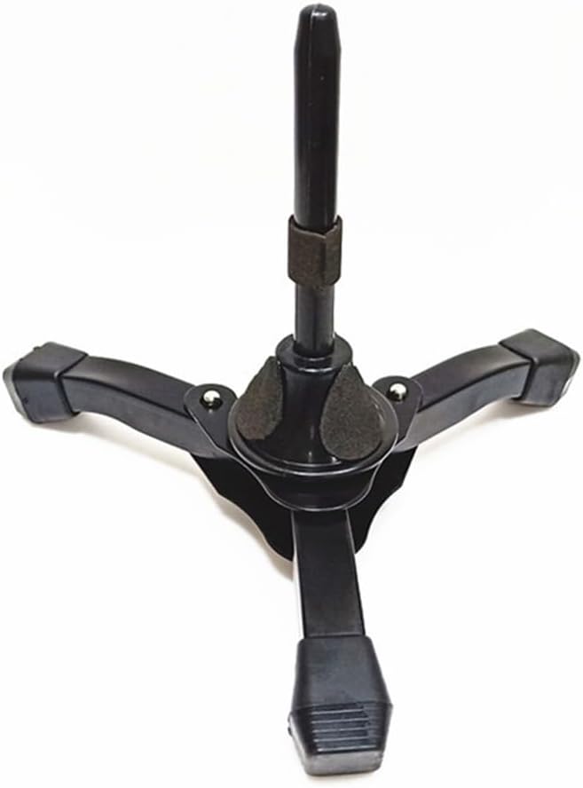 2023 Hot Metal Foldable Clarinet Tripod Stand Flute Holder Oboe Display Bracket Rest Rack Portable Clarinet Flute Accessories(Black)