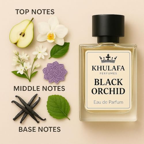 Image of Tam Forde Blacke Orchid Inspired Perfume | Unisex EDP with Truffle, Orchid & Patchouli | Bold & Long-Lasting Scent for Date Nights & Winter | 50ML