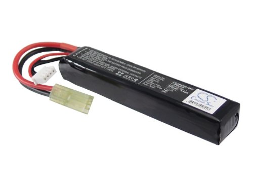 Flujoy 850mAh/11.1V Replacement Battery for Airsoft Guns CS-LP850C16MT LP850S3C013