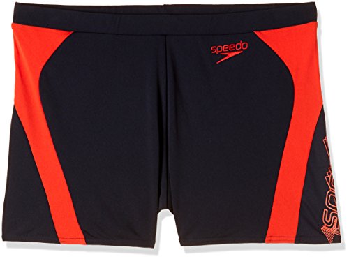 Speedo Men's Endurance+ Logo Graphic Splice Aquashort