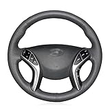 ★【Diseño transpirable】Nuestras fundas de volante cosidas a mano están diseñadas con agujeros de aire finos para transpirabilidad y resistencia al deslizamiento muy buena, lo que te ayuda a agarrar el volante de forma estable incluso si tus manos están sudorosas.