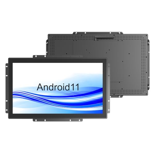 Image of GreenTouch 18.5 inch Android 11.0 Touchscreen Industrial PC, 16:9 Display 1366 x768, WiFi and Built-in Speakers, RK3566 4GB RAM & 32GB ROM - Black - PCAP Touch Screen