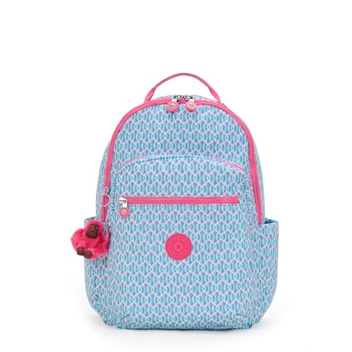 Image of Kipling Women's Seoul 15 inch Laptop Backpack, Durable, Roomy with Padded Shoulder Straps, Built-In Protective Sleeve
