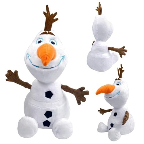 Olaf Kuscheltier, 30 cm Schneemann Plüschtier, Tofftier Olaf, Kuscheltier Snowman Plush, Weiches Spielzeug für Kinder, Fans von Die Eiskönigin, Schneemann Plüsch Puppe Geschenk